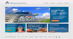 Desktop Screenshot of afsacceptance.com